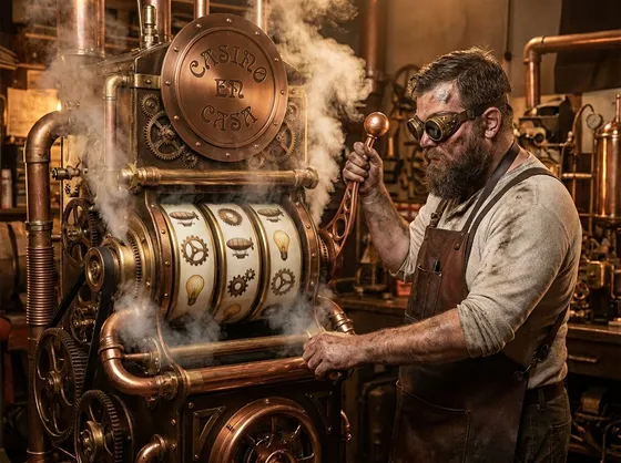 Casino en Casa | máquinas tragamonedas con temática steampunk
